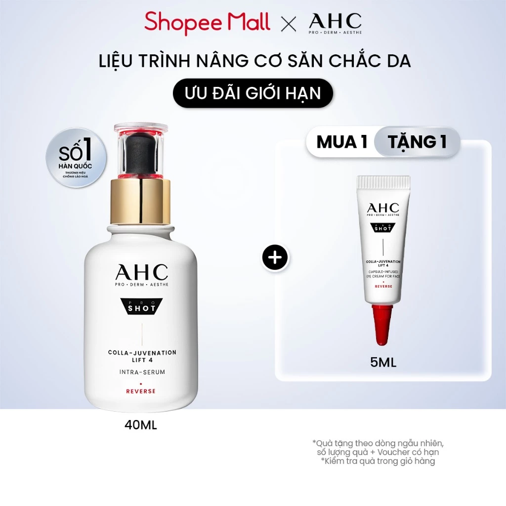 Tinh chất serum chống lão hóa săn chắc da PROSHOT COLLA-JUVENATION LIFT 4 AHC 40ML