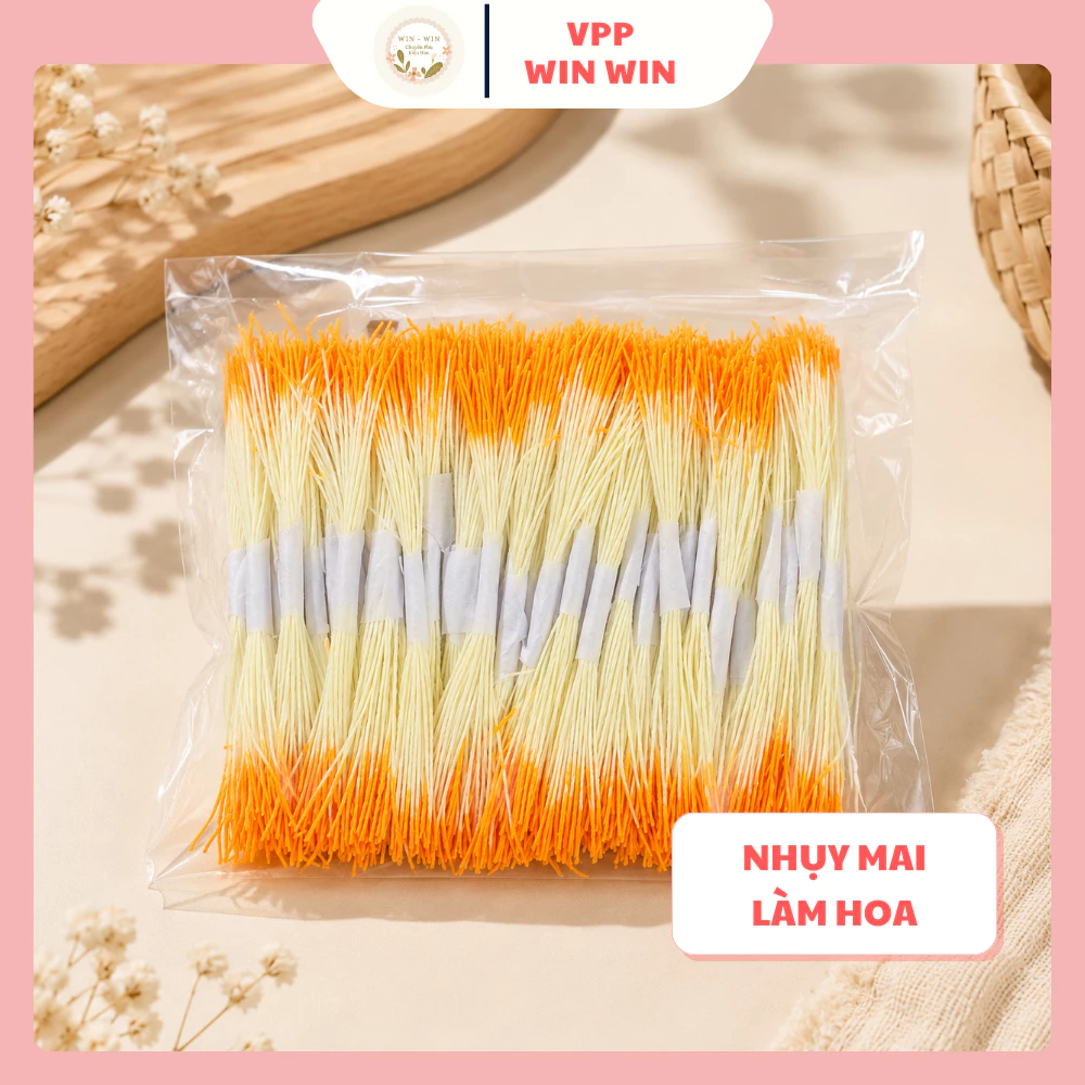 Nhụy Mai Làm Hoa Mai Hoa Đào - 1 tép nhỏ