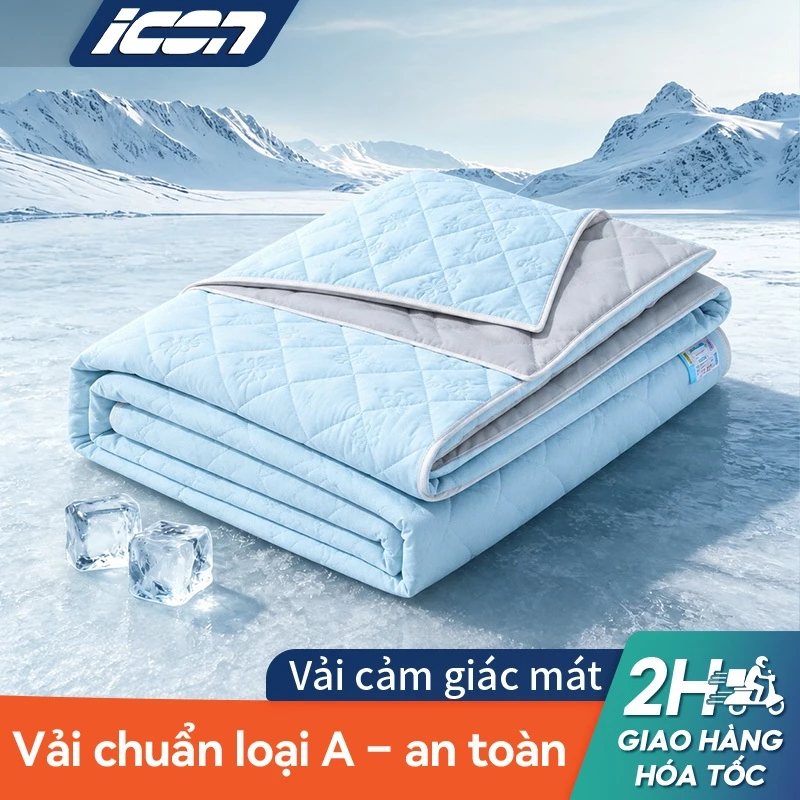 Chăn hè ICON mát lạnh, mềm mại như tơ – Vải an toàn đạt chuẩn loại A, thoáng mát, có thể giặt máy