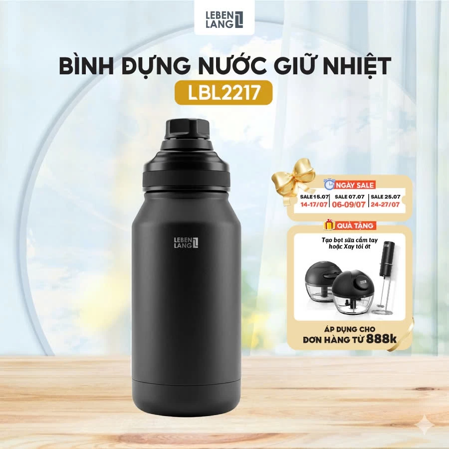 Bình Đựng Nước Giữ Nhiệt Cao Cấp Lebenlang LBL2217 (950ml) - Thương Hiệu Đức