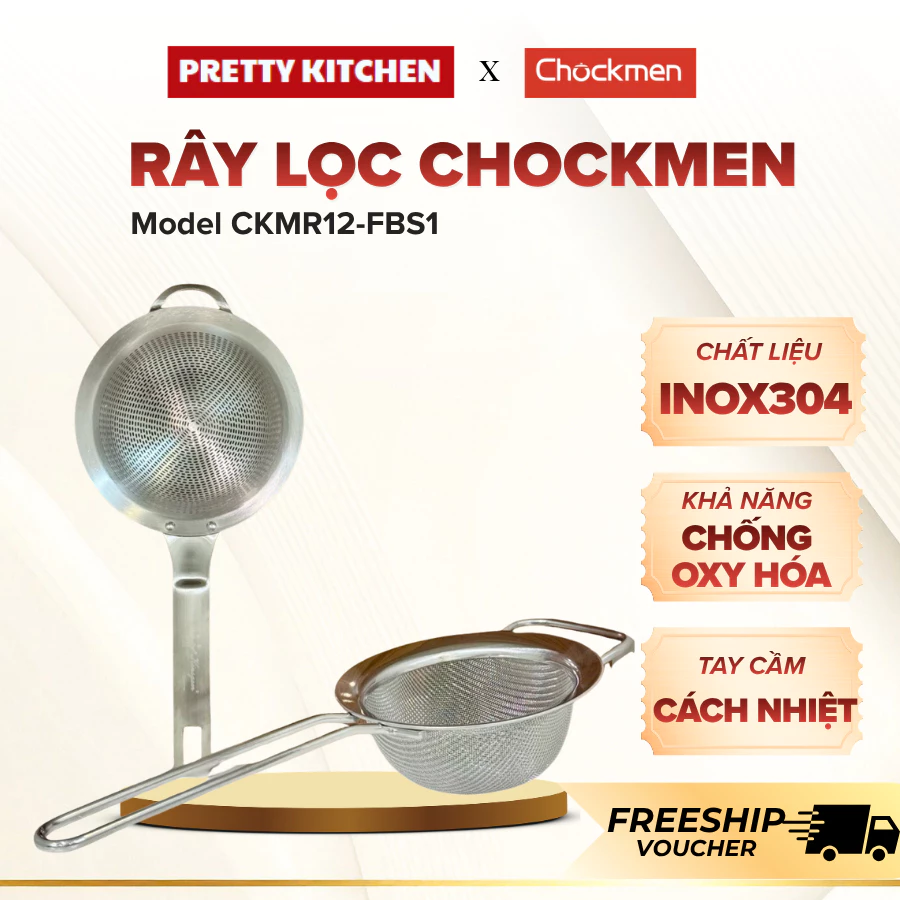 Rây Lọc Chockmen Thiết Kế Có Lỗ Treo Tiết Kiệm Diện Tích, Phù Hợp Mọi Căn Bếp - Pretty Kitchen