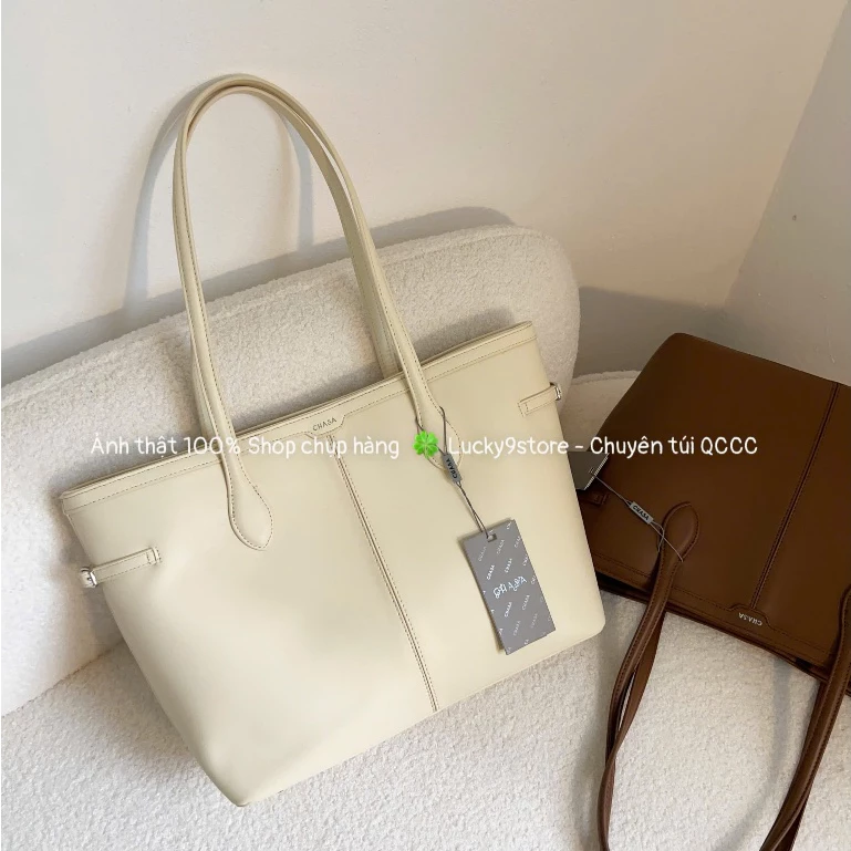 Túi tote Túi xách đeo vai CHASA size 42 da mềm cao cấp dáng công sở thời trang đi học đi làm đựng vừa Laptop WD891#