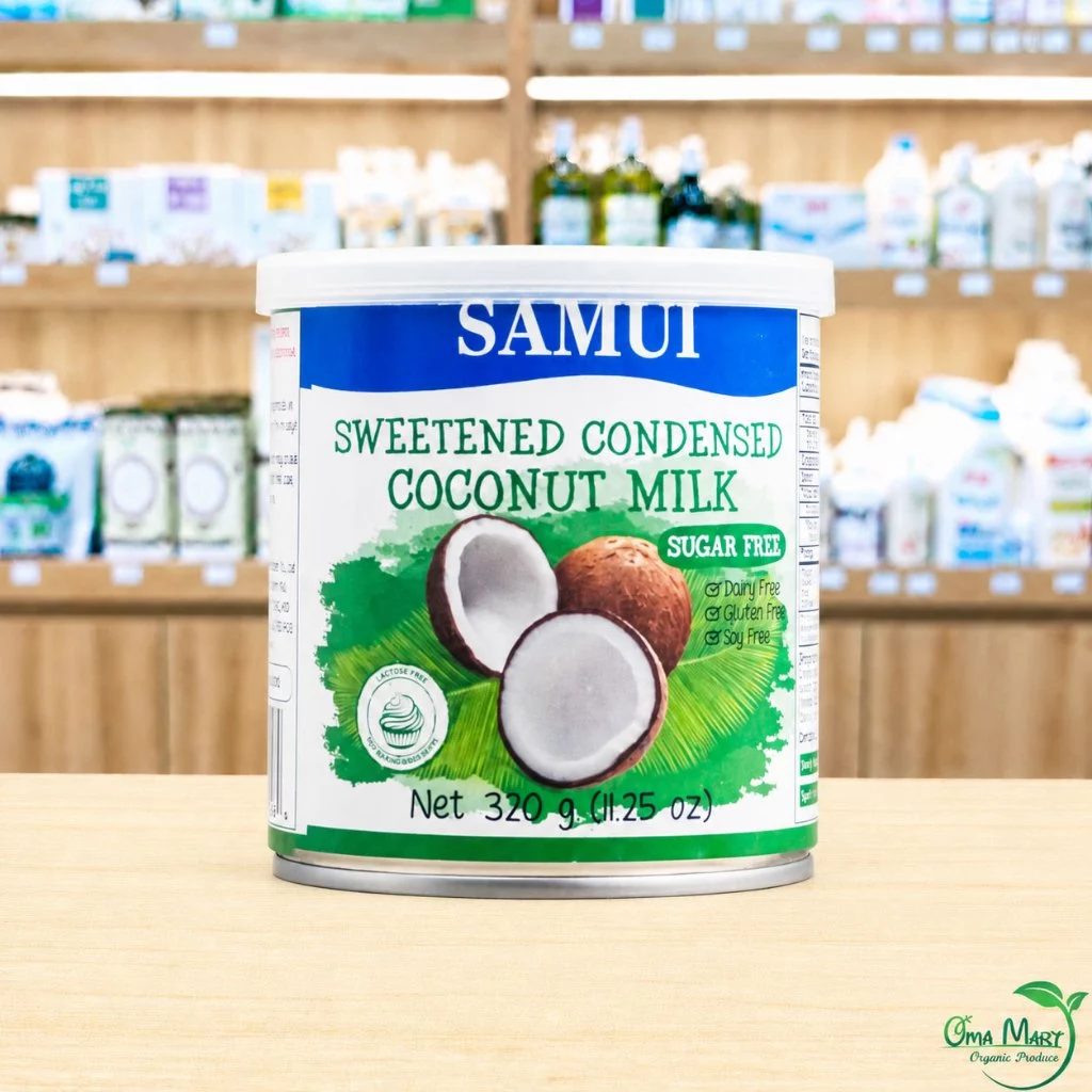 Sữa Đặc KHÔNG ĐƯỜNG Thuần Chay Samui 320g - Ăn Kiêng Đường Thực Vật Erythritol Ít Calo