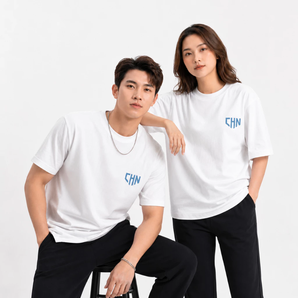 Áo Thun Cổ Tròn Oversize FAGU Tay Ngắn Vải 100% Cotton Dày Dặn Co Giãn 4 Chiều Form Regular Shirt