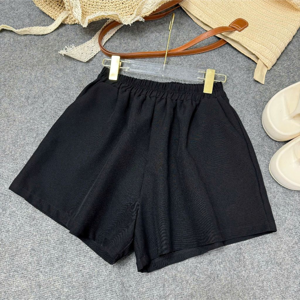 Quần Đùi Lưng Cao Chữ A Bigsize Nữ,Quần Short Dáng Chữ Vải For Nhẹ Mặc Thoáng Mát Q500