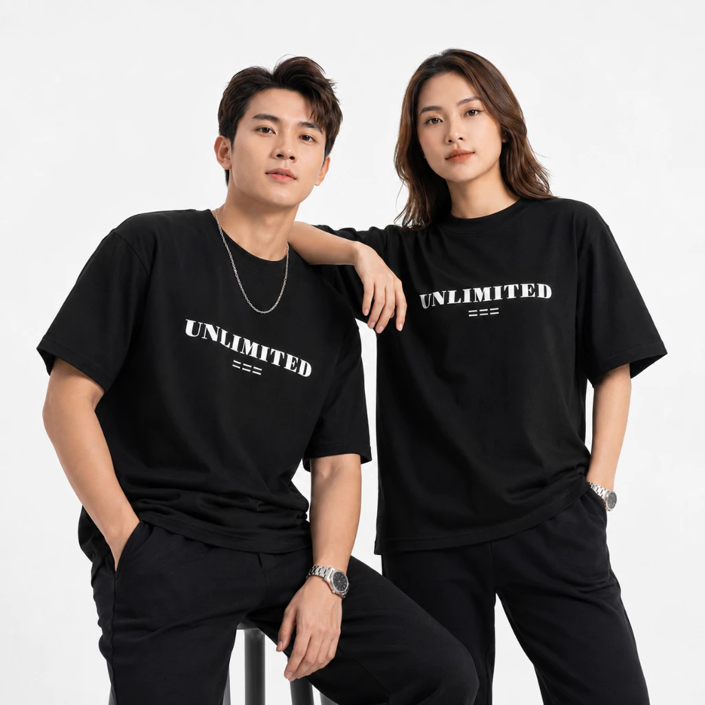 Áo Thun Cổ Tròn Oversize FAGU Tay Ngắn Vải 100% Cotton Dày Dặn Co Giãn 4 Chiều Form Regular Shirt