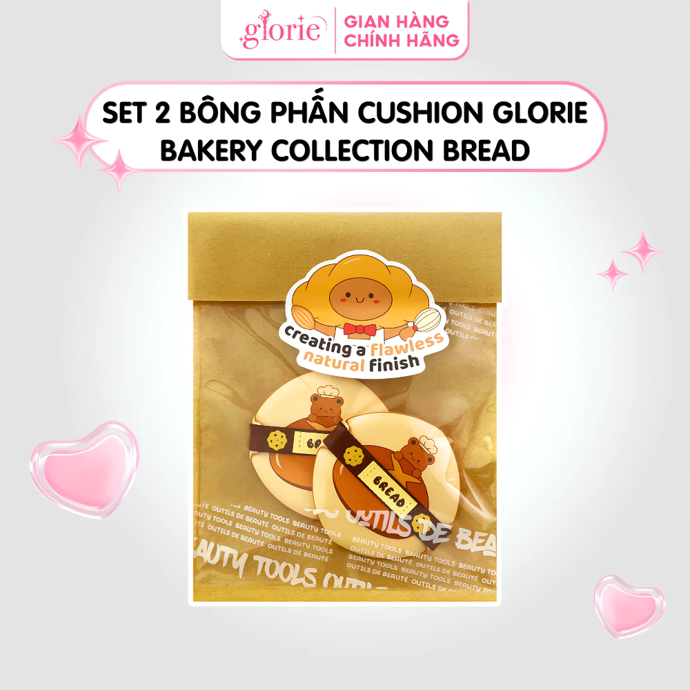 Set 2 Bông Mút Cushion Glorie Bakery Collection Bread