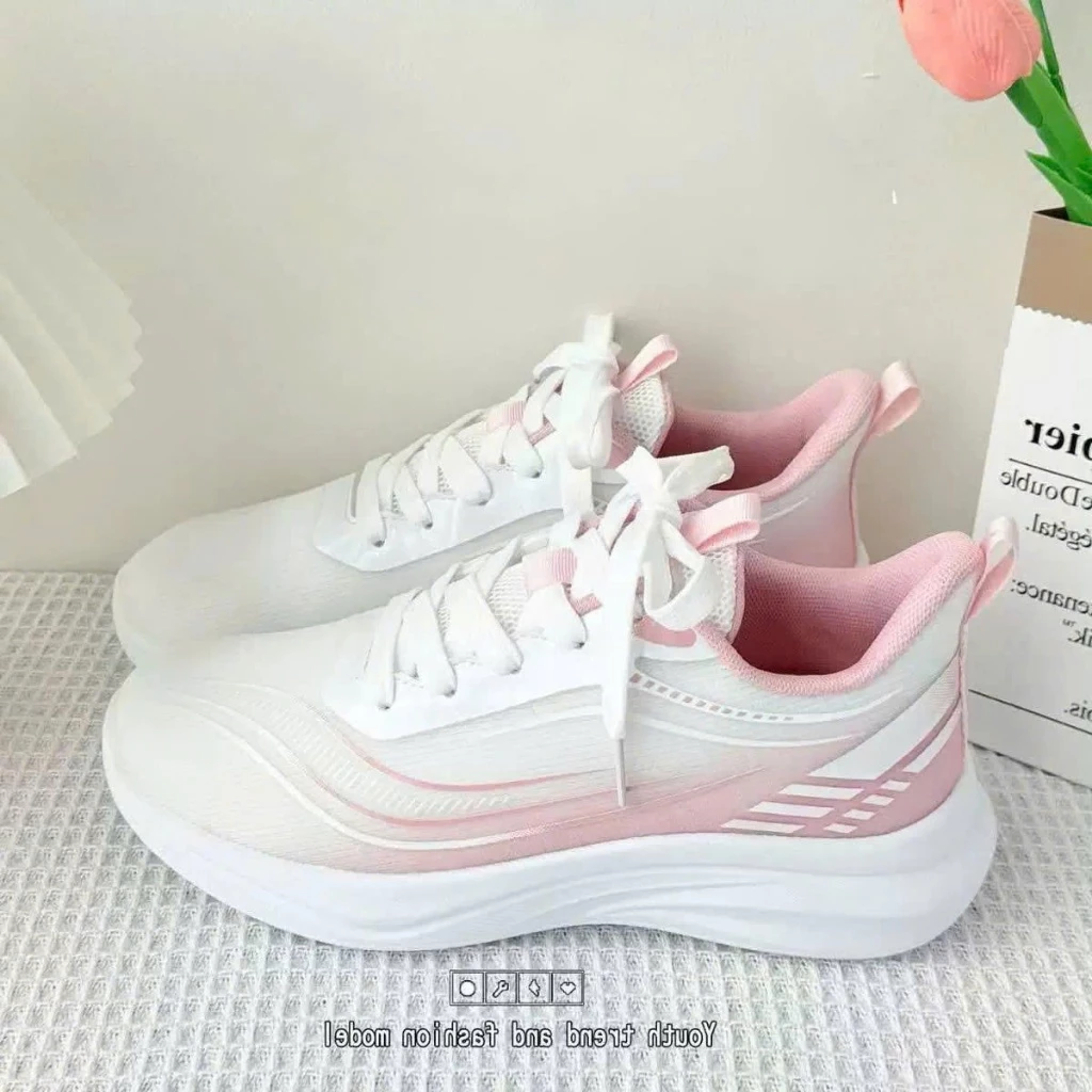 [Tặng túi đựng giày] Giày Thể Thao Nữ Siêu Nhẹ - Thoáng Khí, Đi Học, Đi Làm, Chơi Thể Thao 337