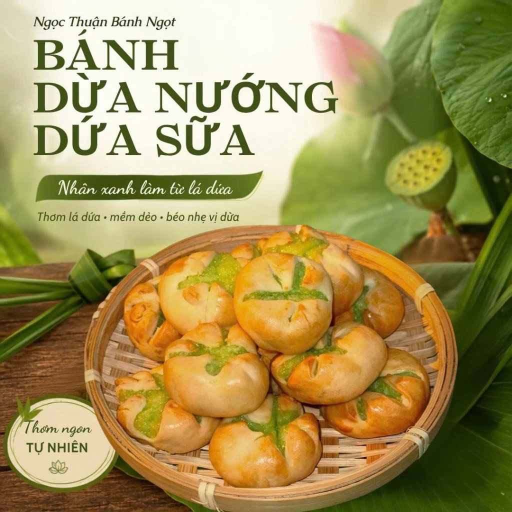 Bánh Dừa Nướng Vị Dứa Sữa Béo Ngậy Thơm Lừng | Hộp 400g