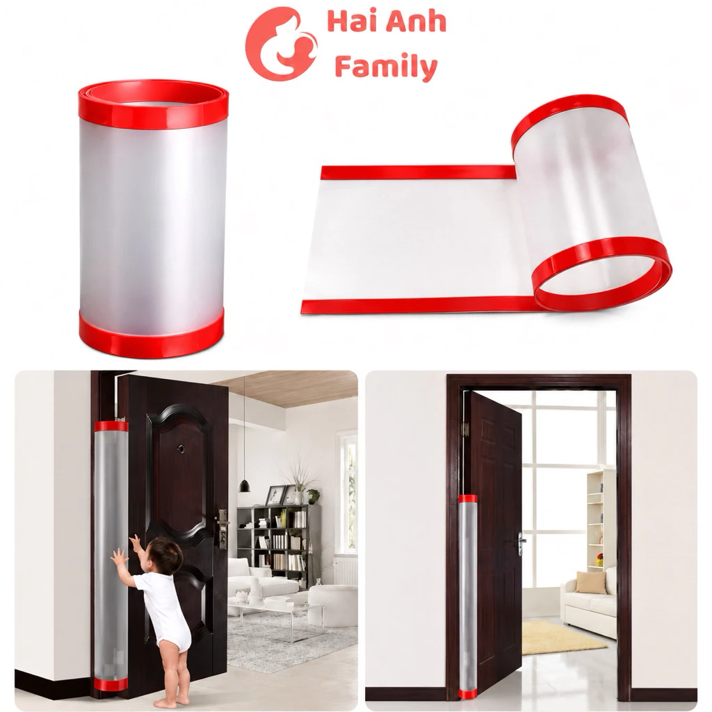Tấm khe cửa chống kẹp tay cho bé – Bảo vệ an toàn, dễ lắp đặt