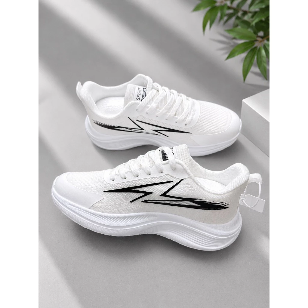 [Tặng Túi Đựng Giày] Giày Thể Thao Nam/Nữ Thoáng Khí Chạy Bộ Tập Gym Êm Chân 2608