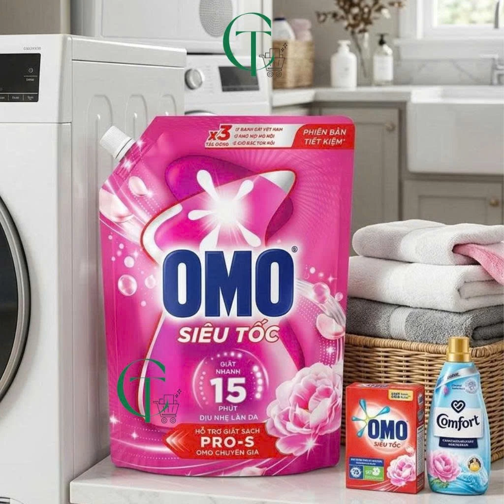 OMO Nước Giặt Siêu Tốc Chăm Sóc Bền Màu 3.4Kg - cattuongminimart