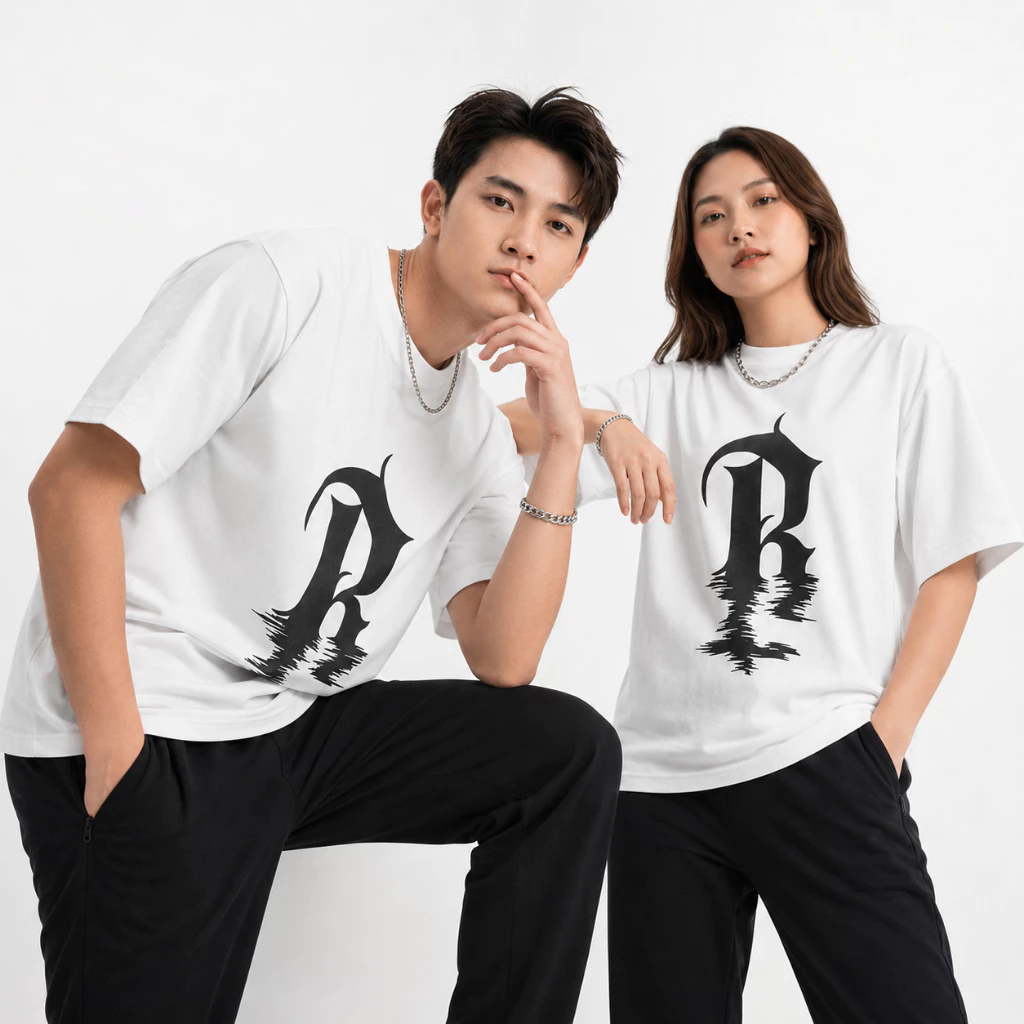 Áo Thun Cổ Tròn Oversize FAGU Tay Ngắn Vải 100% Cotton Dày Dặn Co Giãn 4 Chiều Form Regular Shirt