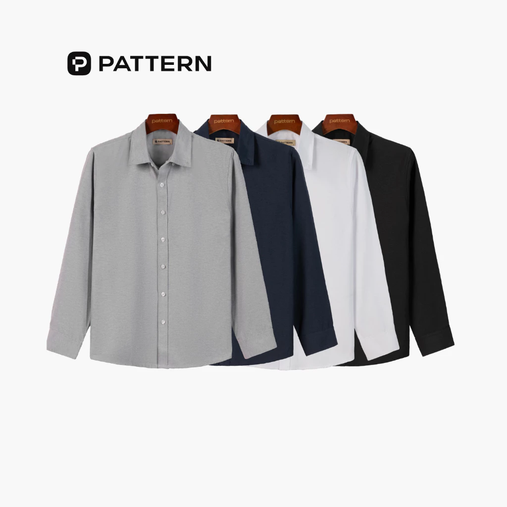 Áo Sơ Mi OXFORD Basic 2026 Version Áo Dài Tay PATTERN PA077