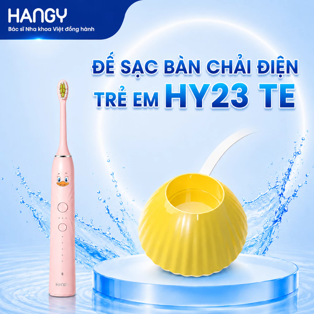 Combo đế sạc và dây sạc dành cho bàn chải điện trẻ em HY23TE HANGY
