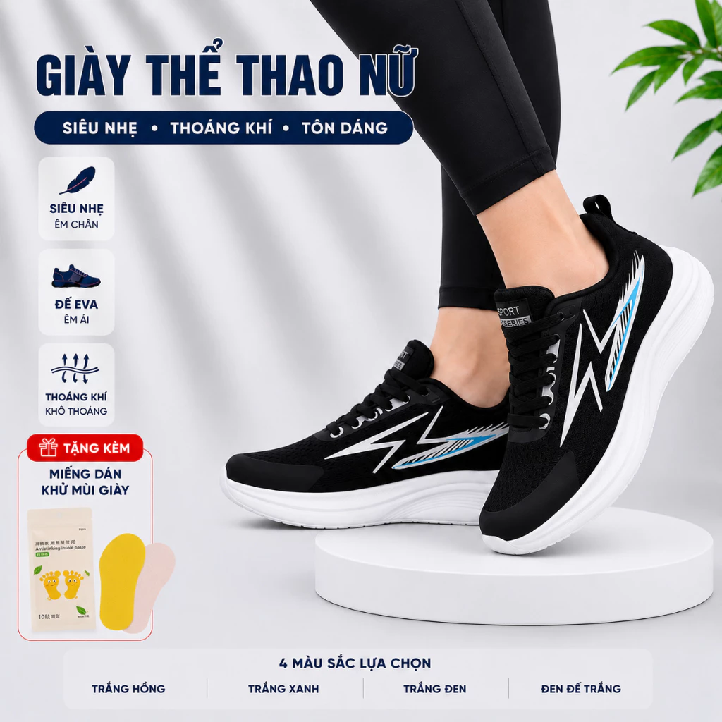 [Tặng miếng dán khử mùi giày] Giày Nam/Nữ Thể Thao Màu Basic Siêu Nhẹ Đế Dày Êm Chân Đi Học Đi Làm Dễ Phối Đồ 2608