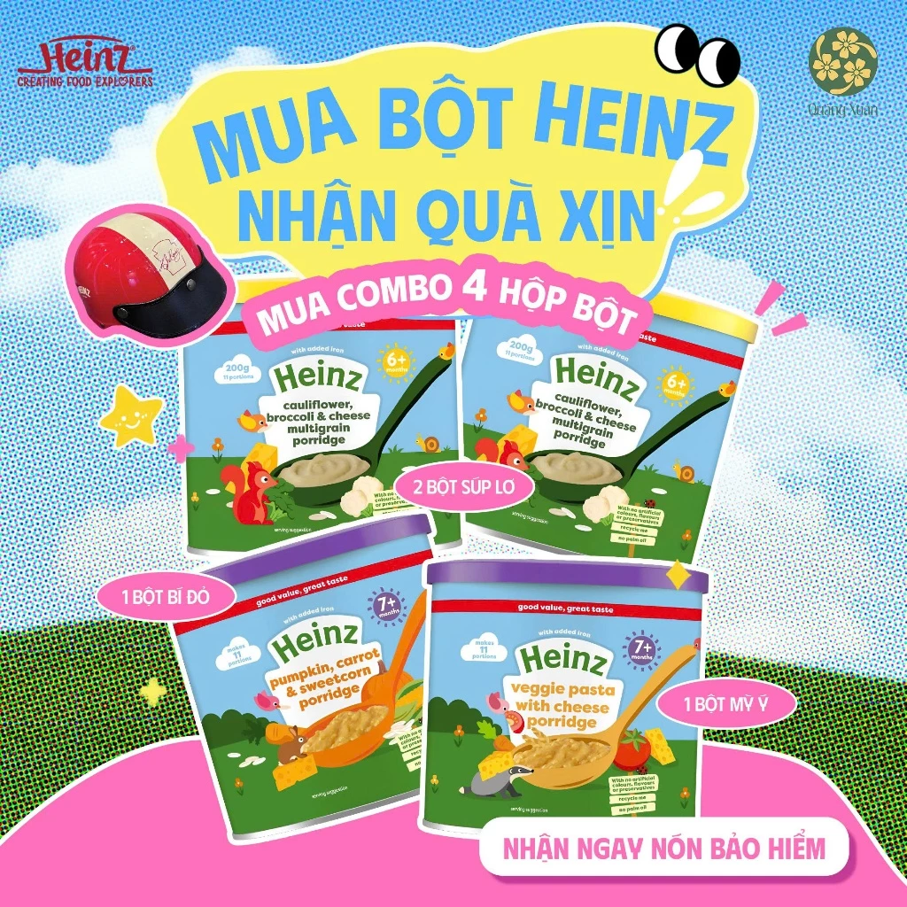 [HSD: 30/10/2026] Bột Ăn Dặm HEINZ 200g [CHÍNH HÃNG]
