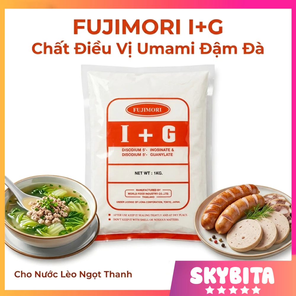 Chất Điều Vị I+G Fujimori Thái Lan – Phụ Gia Tạo Vị "Siêu Đậm Đà"
