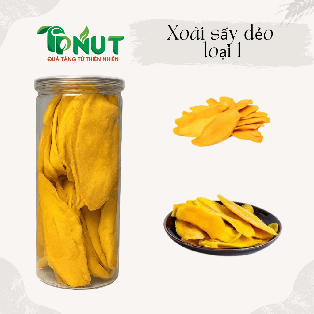 500g hoặc 250g Xoài sấy dẻo, muối ớt loại 1