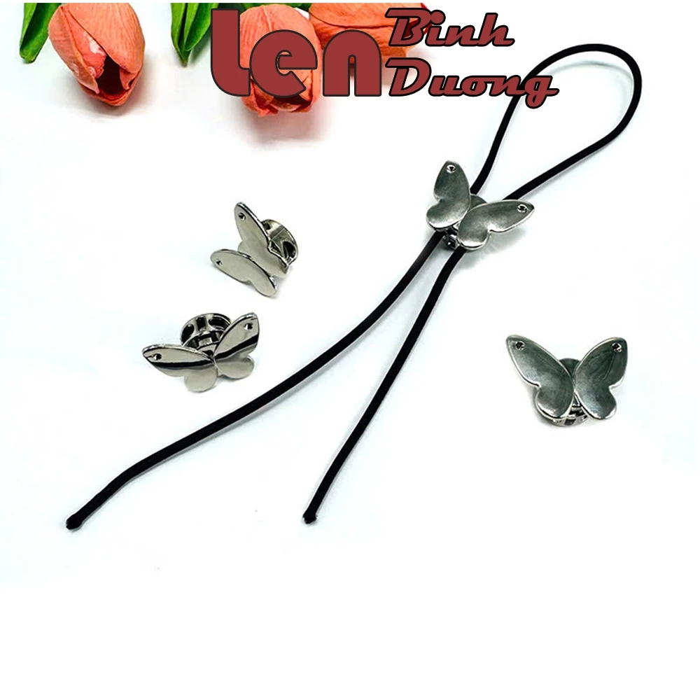 Khóa Túi Rút Hình Bướm – Chốt Chặn Túi Rút Handmade DIY
