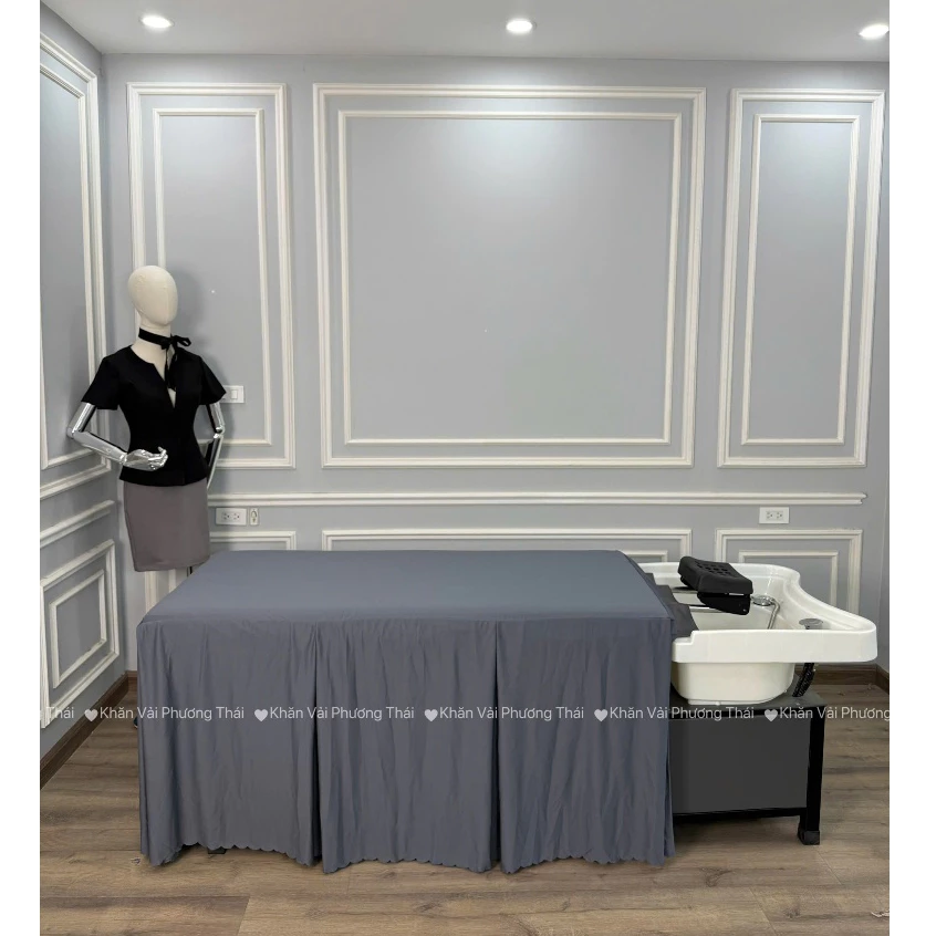 Ga giường gội đầu, ga gội dưỡng sinh vải thun MẪU MỚI