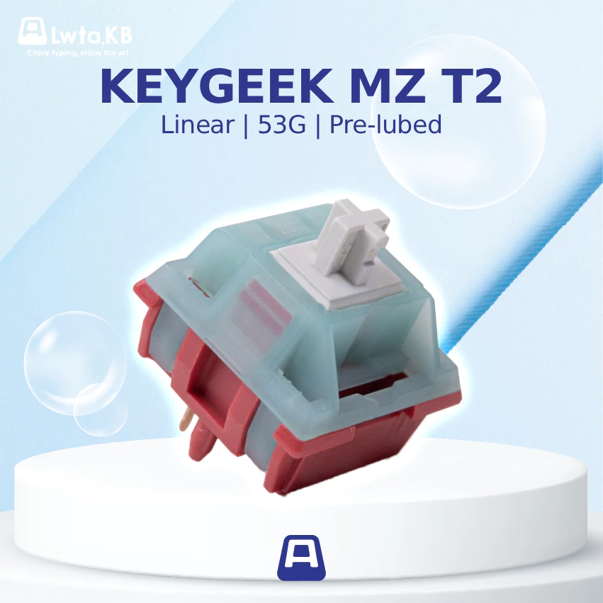 Keygeek MZ T2 | Switch MZ T2 Linear | 53G | 5 Pin dùng cho bàn phím cơ
