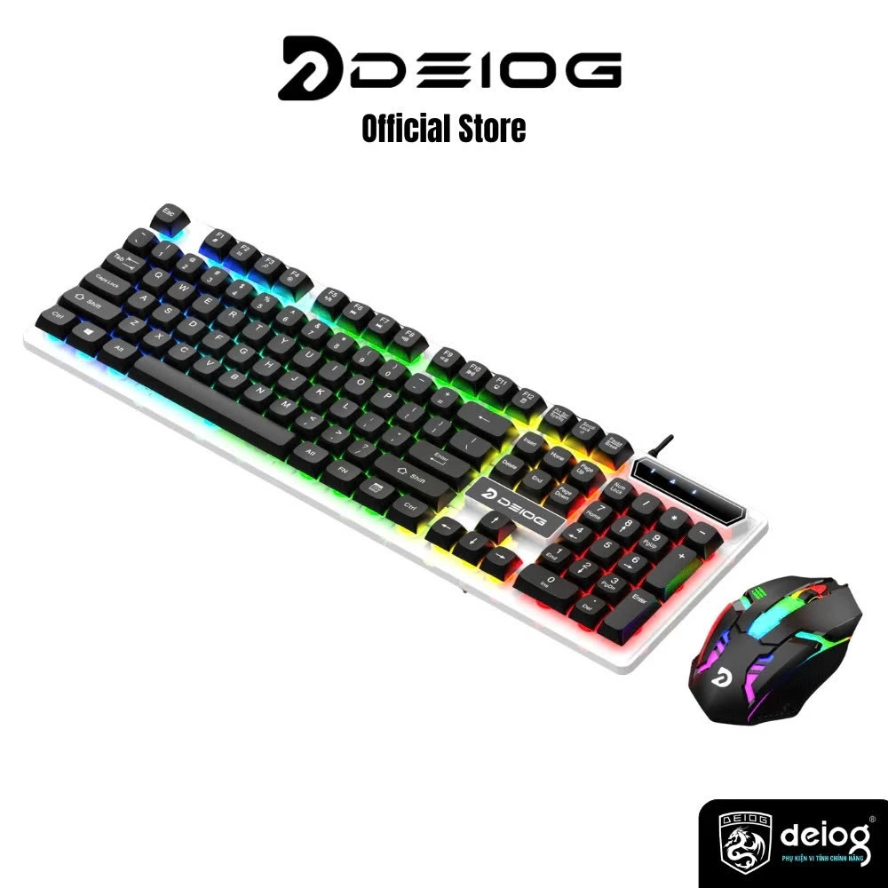 Combo phím chuột gaming chính hãng Deiog DY-911 led RGB