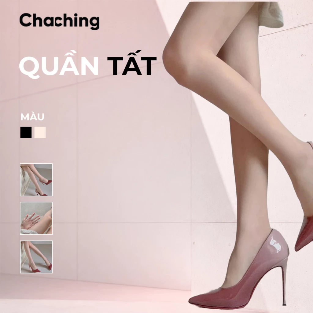 [1 Đôi] Quần Tất Nữ Da Trong Suốt ChaChing, Quần Mỏng Siêu Dai, Chống Xước