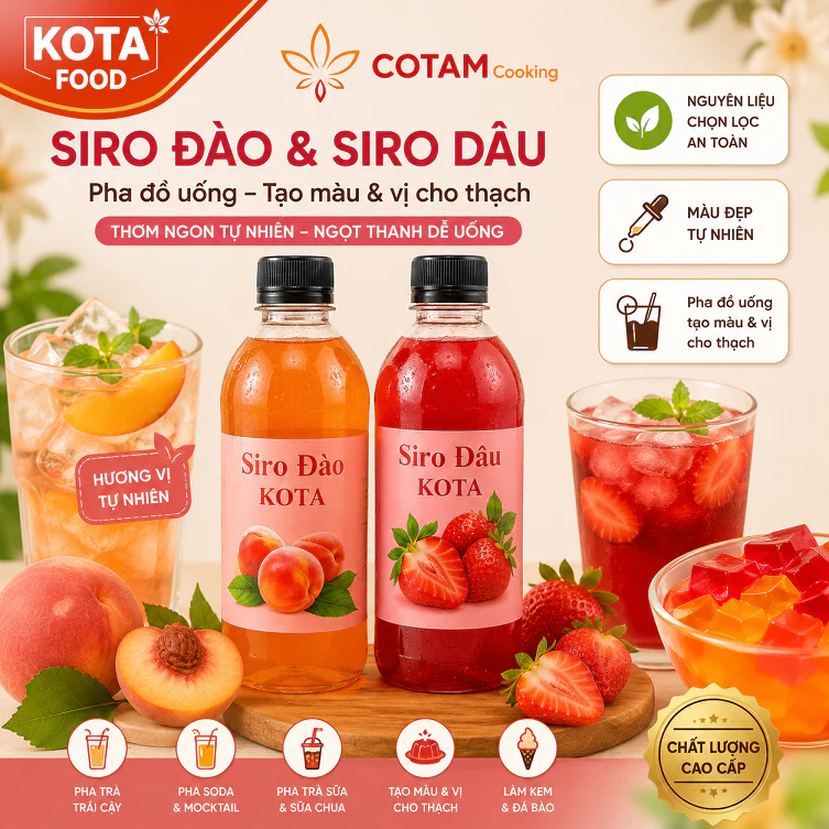 Siro Trái Cây Các Chai 600g