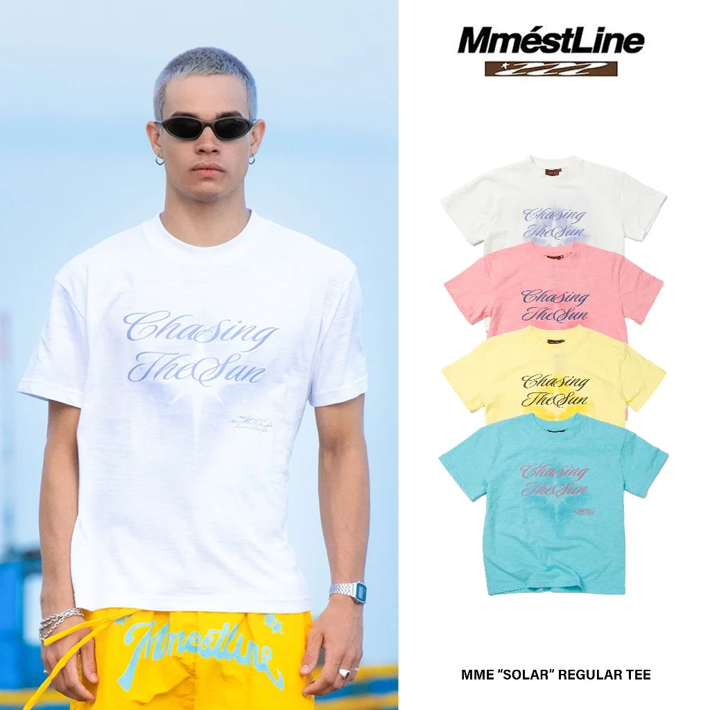 [Summer '26 Edition] Áo thun MMESTLINE "SOLAR" form  Regular vải Premium Cotton SLUB Cotton in lụa Trame
