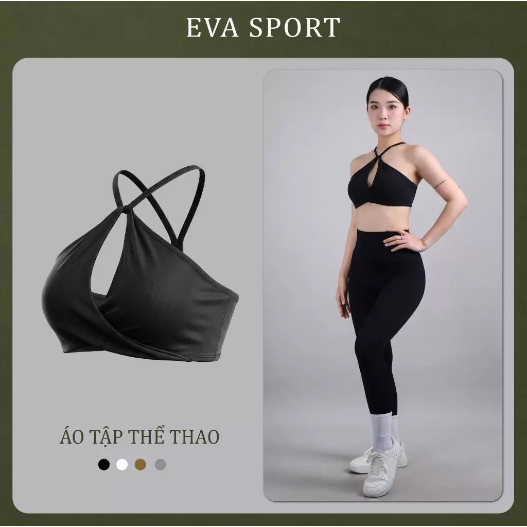 Áo Bra Thời Trang Nữ, Áo Tập Gym Nữ , Yoga, Aerobic Thoải Mái, Cá Tính EVASPORT