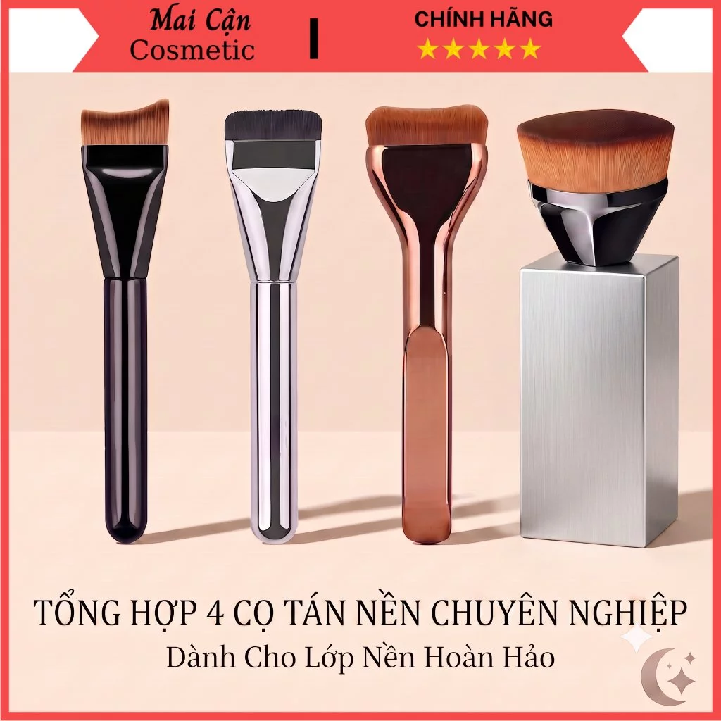 [ HOT ] Tổng Hợp Các Cọ Đánh Kem Nền Chuyên Nghiệp - Lông Cọ Siêu Mềm Giúp Lớp Nền Mỏng Nhẹ, Tự Nhiên, Không Nuốt Kem