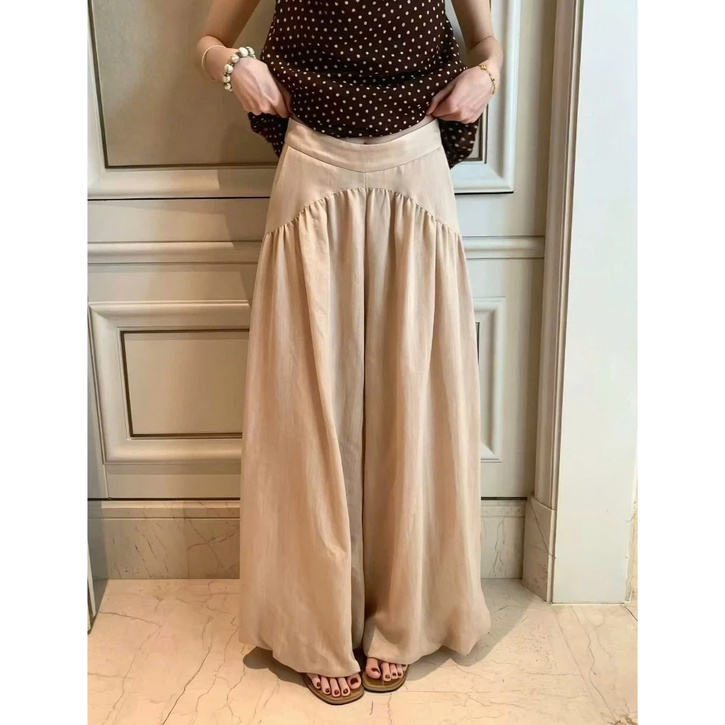 Quần váy ống rộng phong cách trẻ trung, Mẫu mới nhất 2026 Nhà BIKA SHOP.  Chất đũi mát, (VP88)