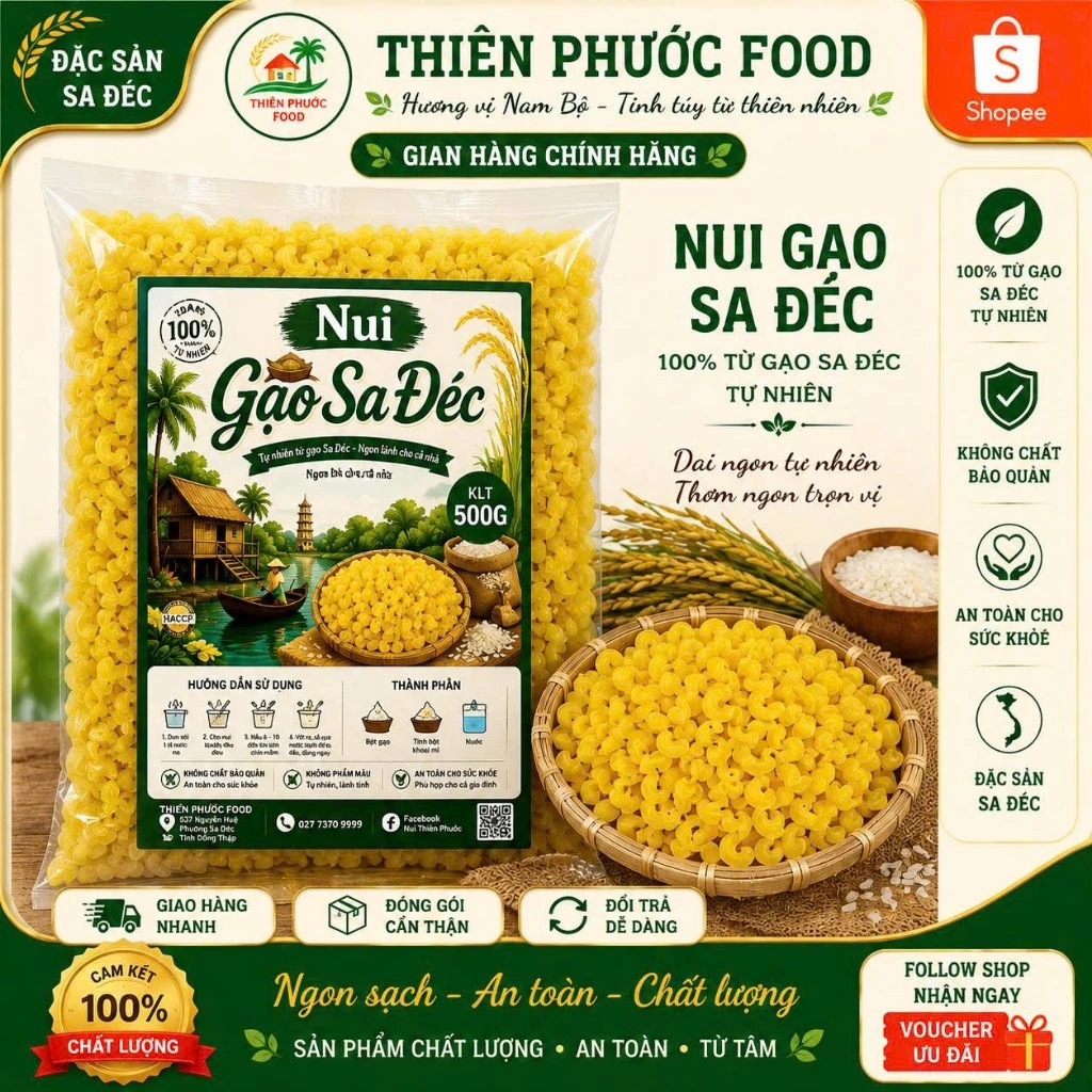 1 kg Nui Ngắn Vàng Dai ngon