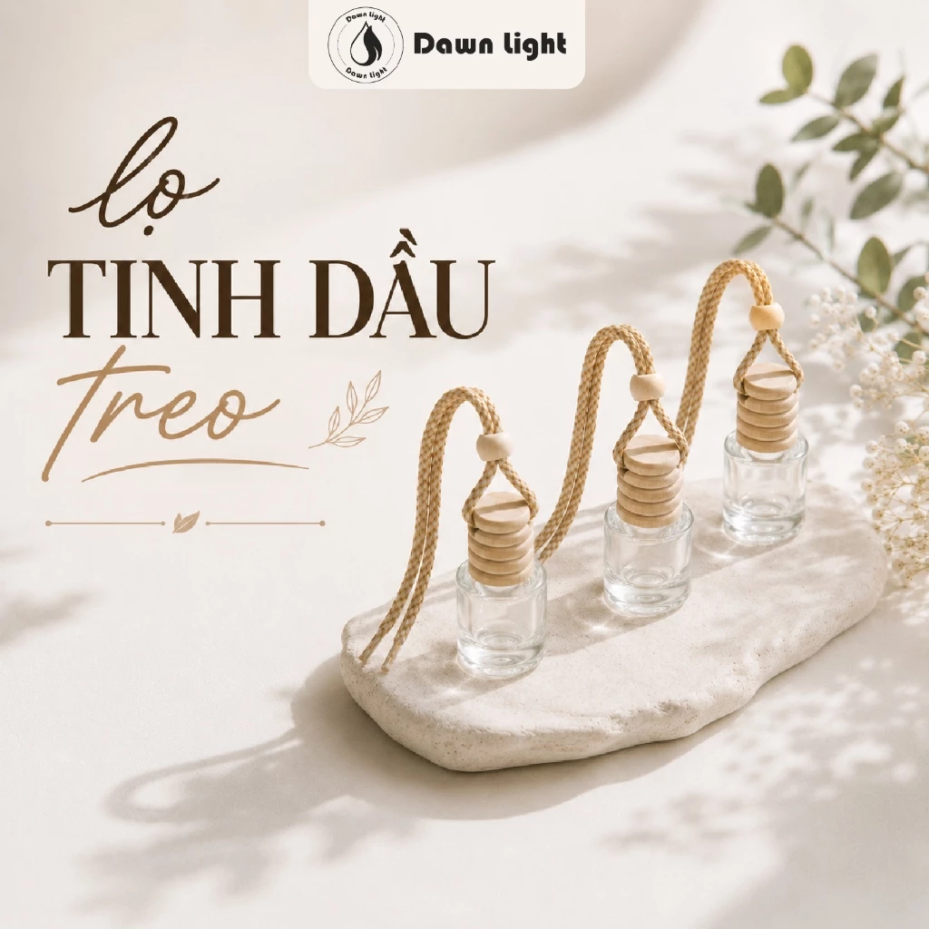 Vỏ Lọ Treo Dùng Để Chưa Tinh Dầu Làm Thơm Phòng, Treo Xe, Nhà Vệ Sinh, Tủ Quần Áo