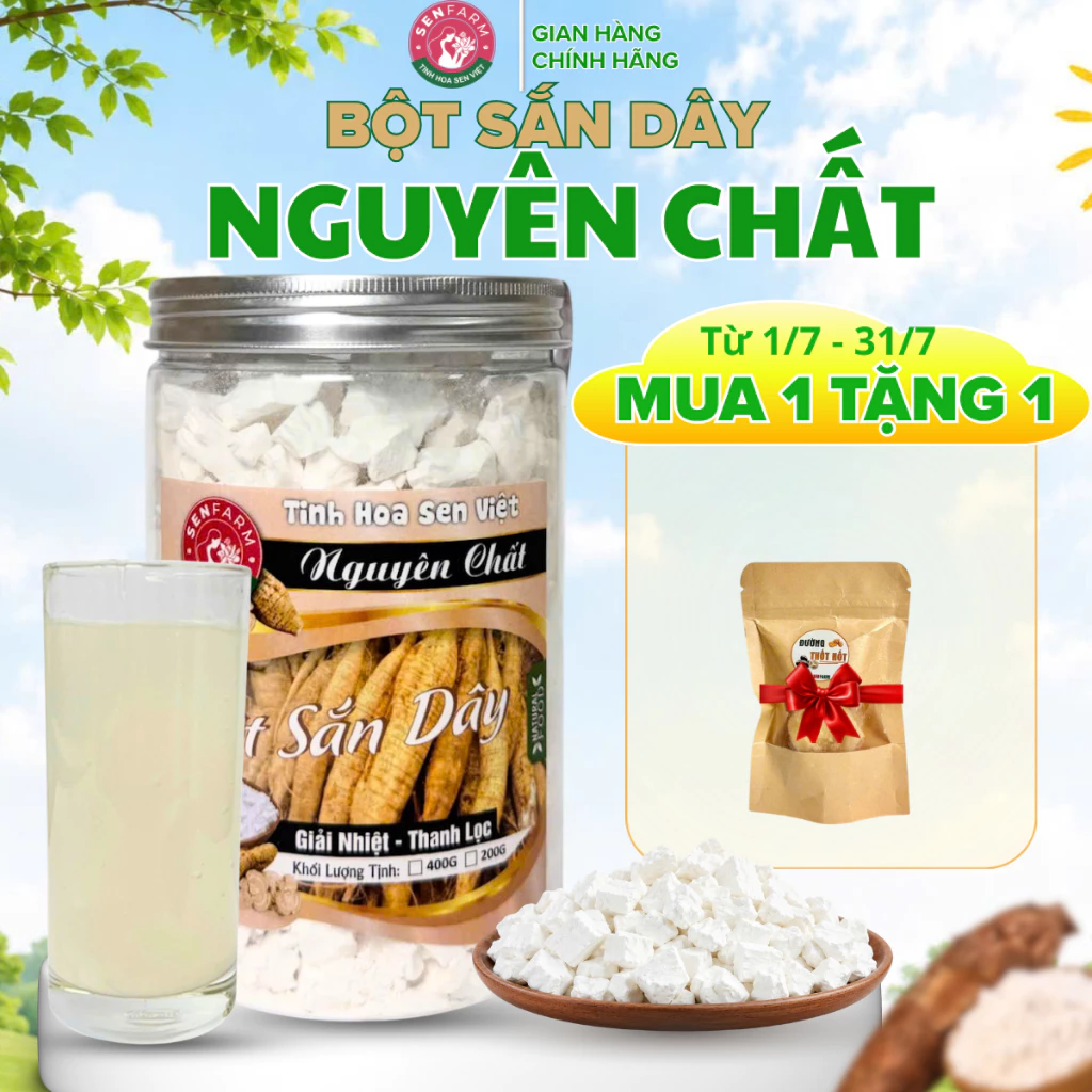 Bột Sắn Dây Senfarm - Thanh Nhiệt - Mát Gan