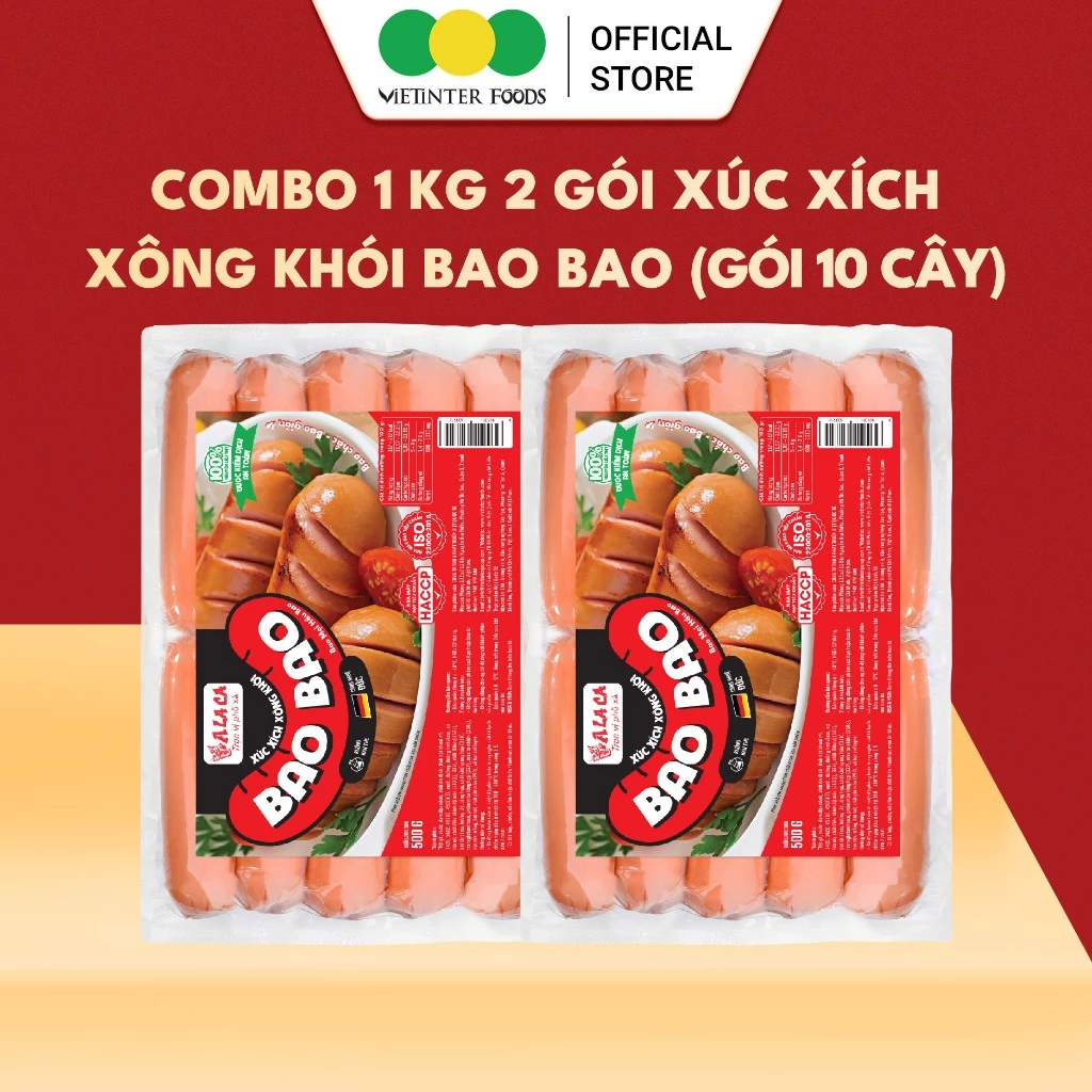Xúc Xích Xông Khói Bao Bao Vietinter Foods
