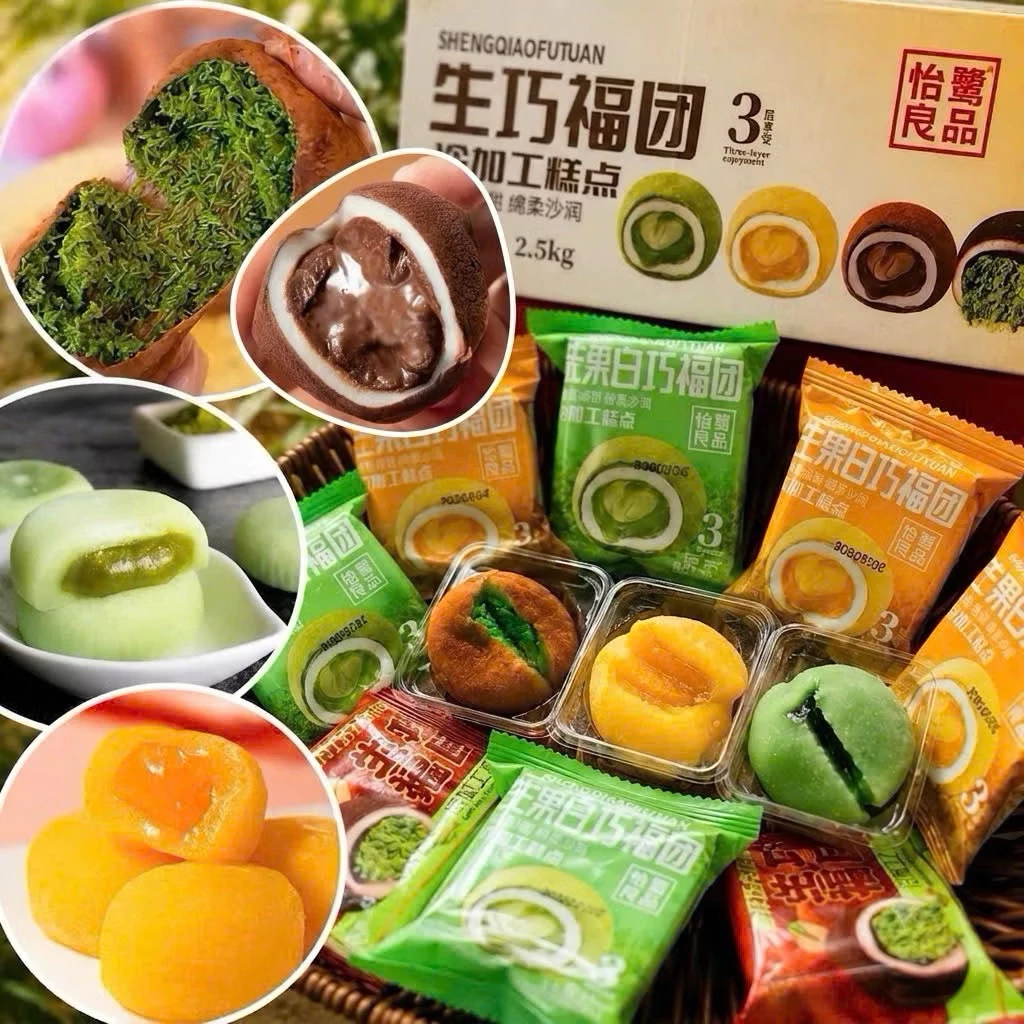 Mochi socola tươi,mochi dubai thùng 2,5kg