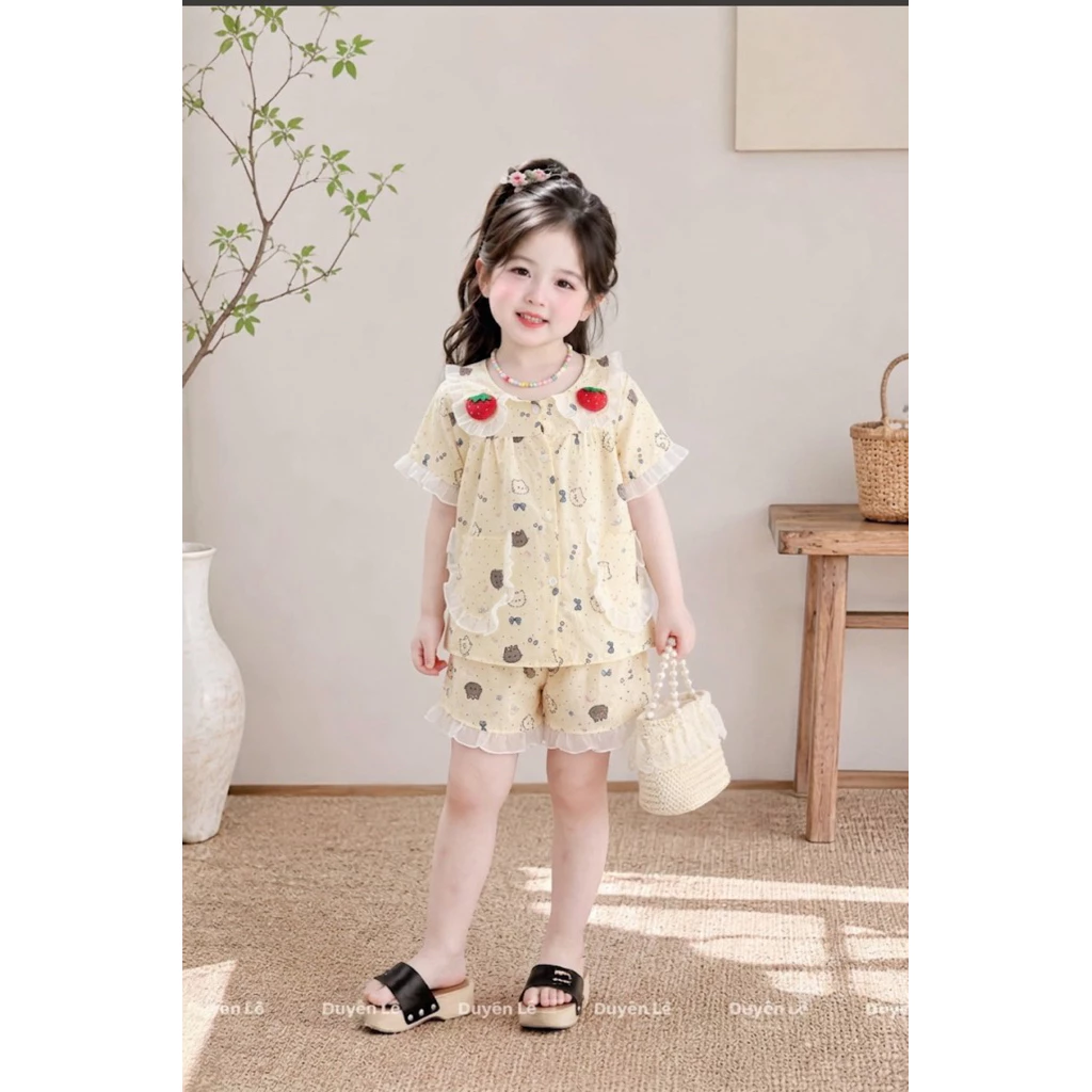 set bộ tiểu thư cho bé(18-45kg)