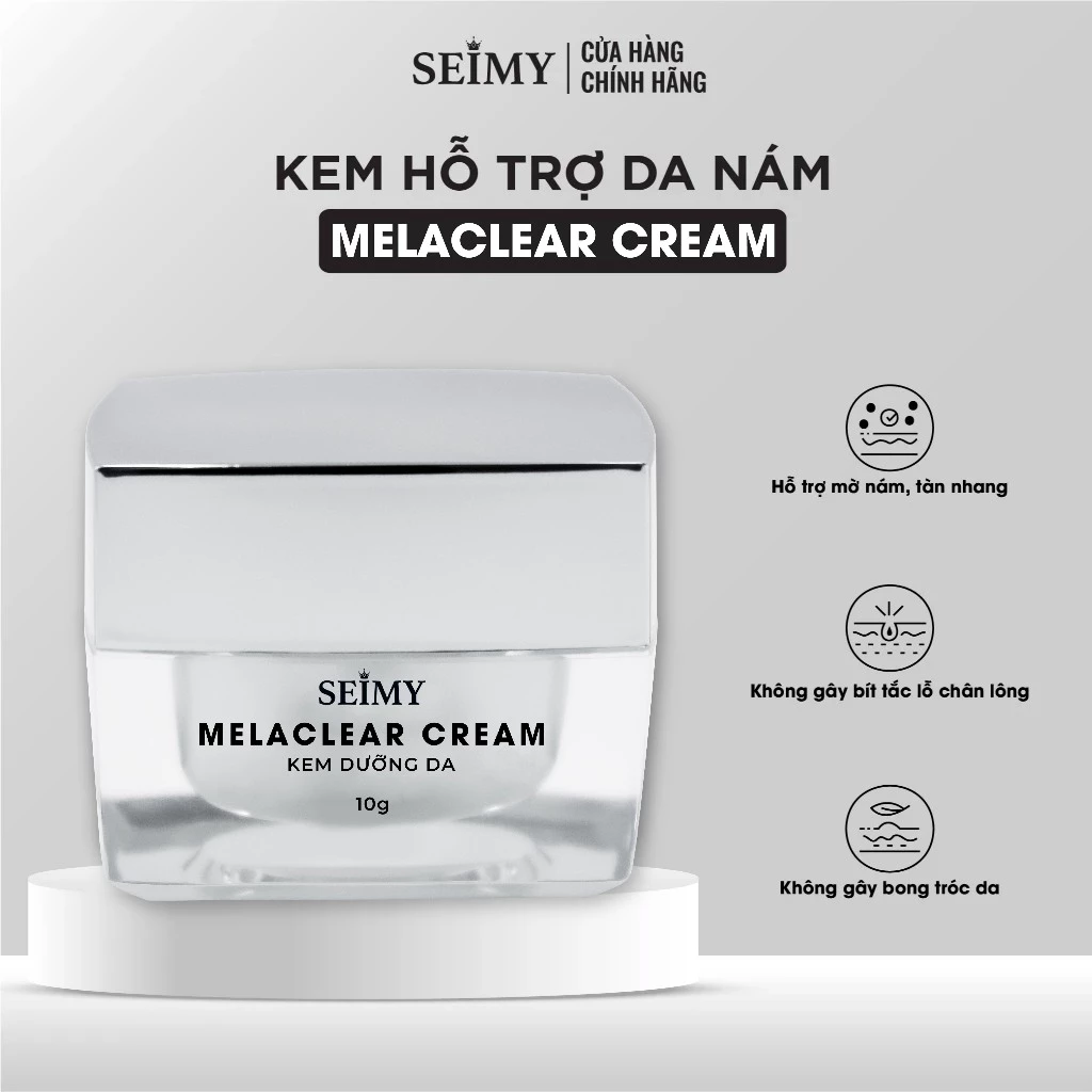Kem Hỗ Trợ Da Nám Seimy - MelaClear Cream dành cho da nám, tàn nhang