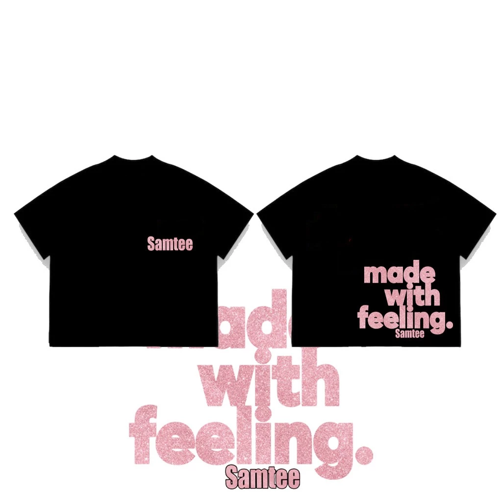 [VER.2] Áo Thun Boxy Tay Ngắn Cotton 250gsm " FEELING " Áo Phông Forrm Rộng Unisex Nam Nữ