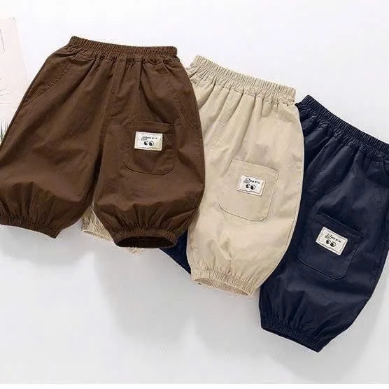 quần gió lụa phong cách hàn quốc bo chun gấu dáng quần bagi dáng thụng thỏa mái vận động  size 8-20kg QC 29
