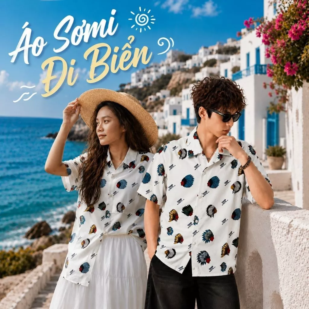 Áo sơ mi họa tiết mùa hè loại  áo sơ mi nam nữ hội nhóm ZGO vải lụa mềm thoải mái không nhăn A3D11