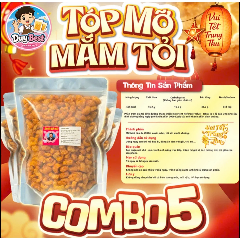 (Độc quyền) COMBO 5 TÓP MỠ