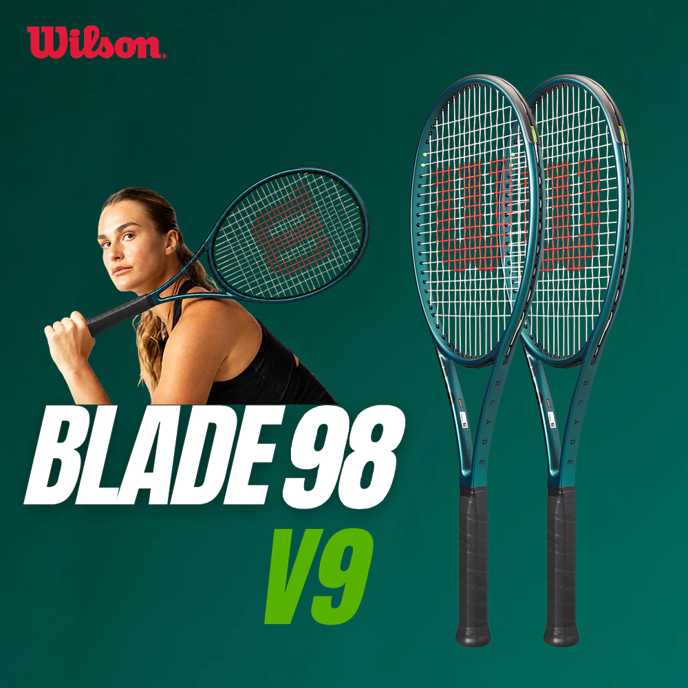 Wilson Blade 98 (16x19) V9 Vợt Tennis Emerald Night WR149811U