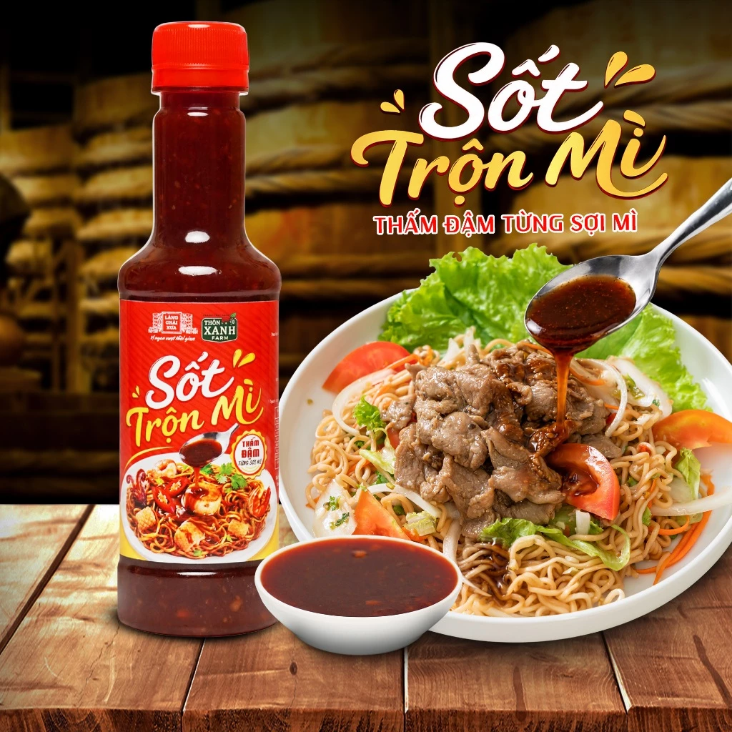 Sốt Trộn Mì Làng Chài Xưa 300g - Thấm đẩm từng sợi mì - Trộn là ngon ăn là dính