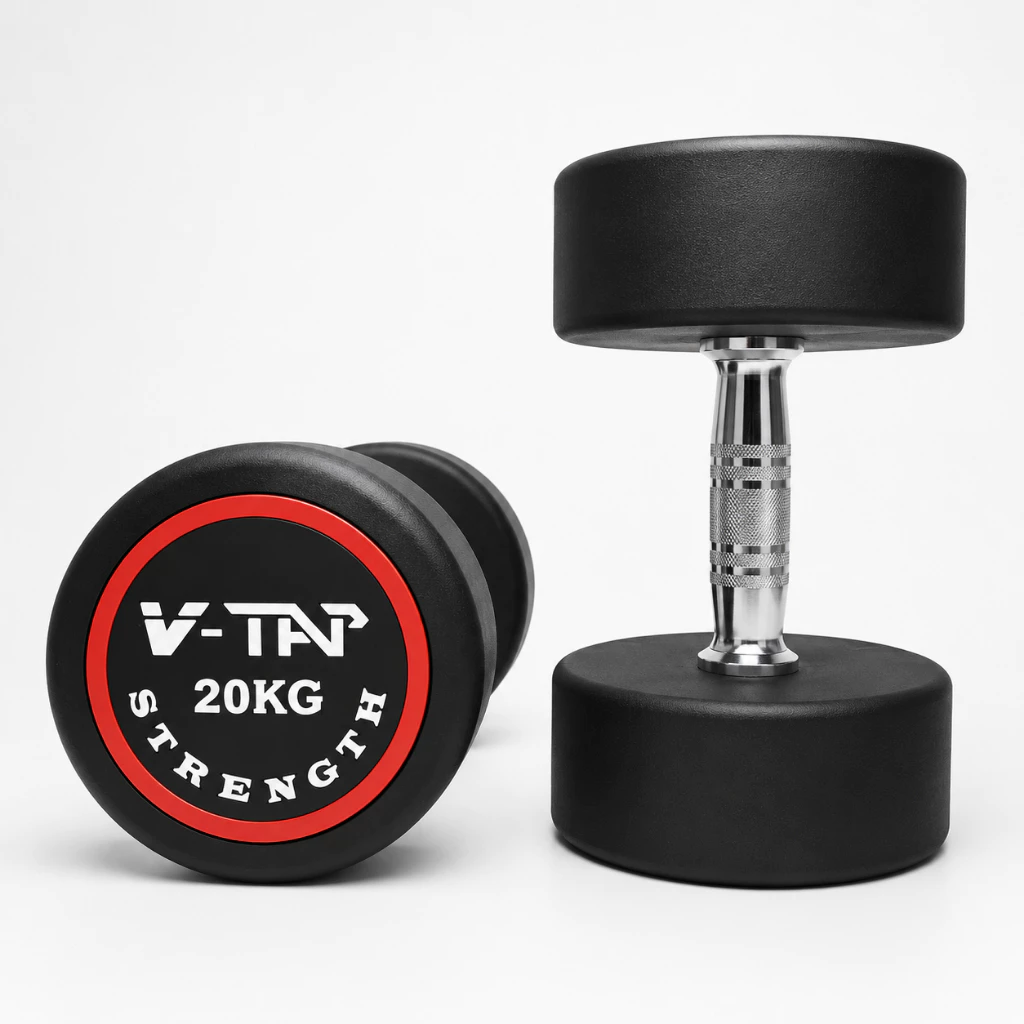 Tạ Tập Gym Tại Nhà V-Tap Chính Hãng, Tạ Gang Bọc Cao Su Bền Bỉ, Tạ Tay Cân Nặng Từ 2,5Kg-25Kg/1Tay