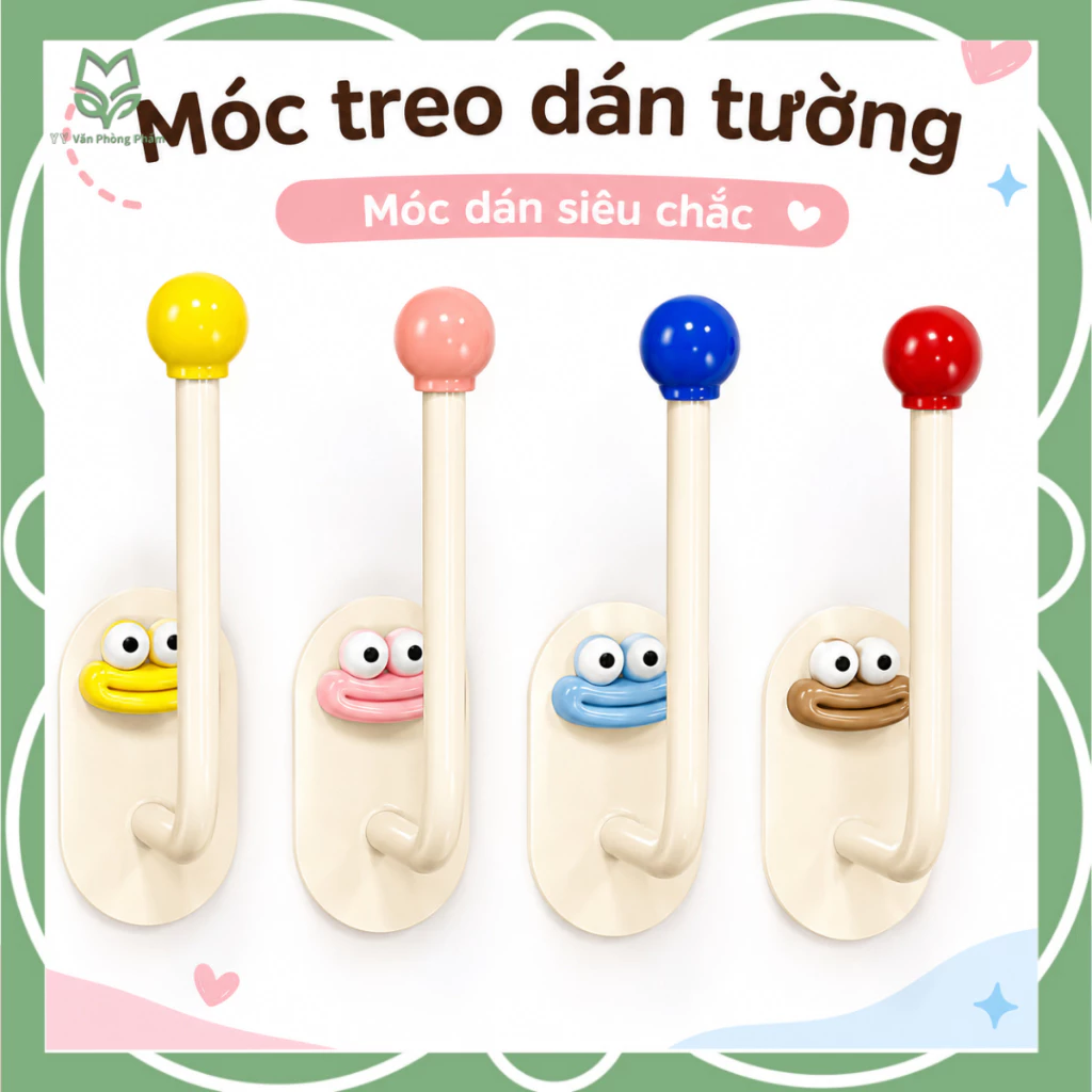 Móc Treo Đồ Đa Năng Hình Quái Vật Miệng Rộng, Nhiều Màu Sắc Bắt Mắt – Kích Thước 4.4×13.5cm
