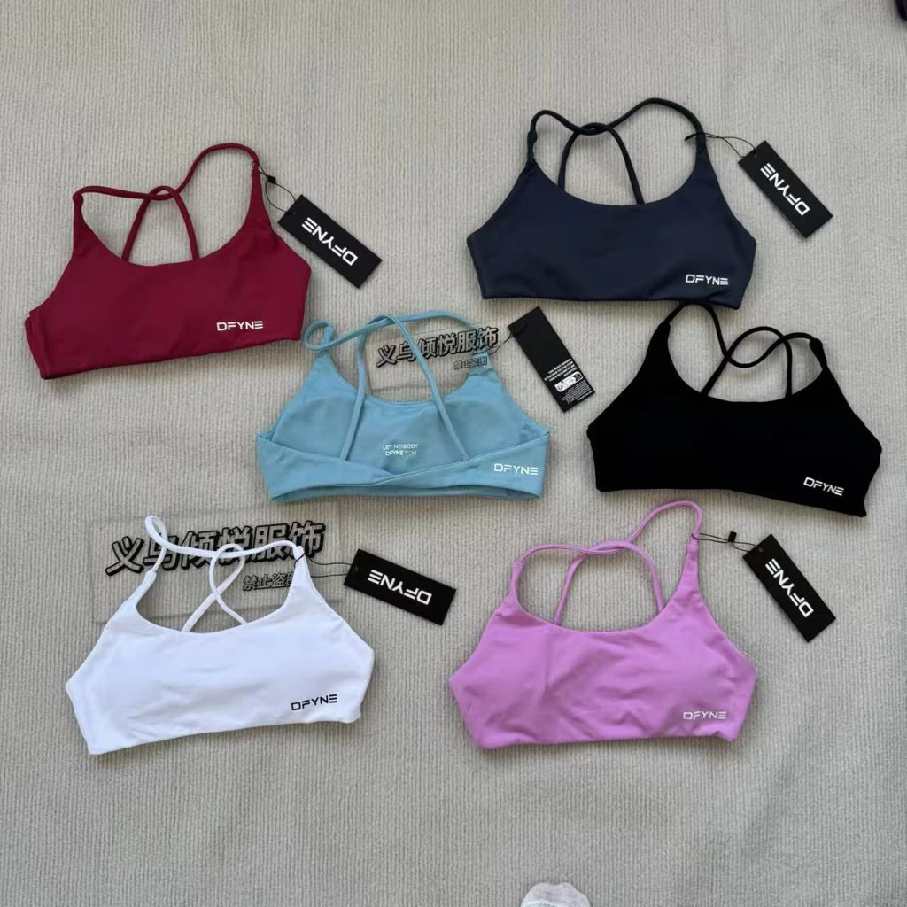Áo Bra Gym Nữ DF Twist Có Mút - Áo Tập Yoga Chống Sốc Ôm Body Co Giãn Cao Cấp