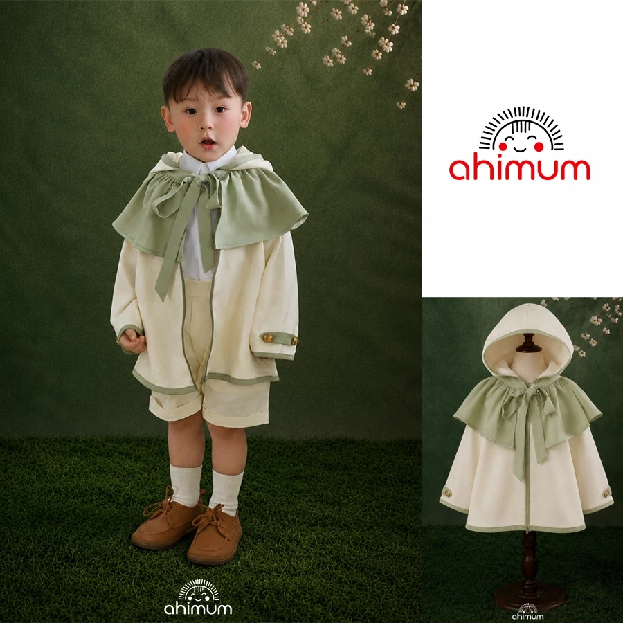 Áo choàng chống nắng , bé trai , Naveen Cape - áo choàng hoàng tử ếch , chất liệu tuysi Hàn cao cấp bé từ 1-11 tuổi